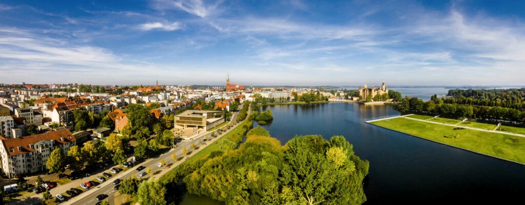 Blick auf Schwerin